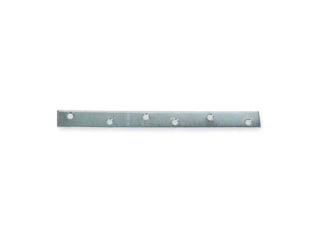 ZORO SELECT 1WDG8 Mending Plate,Steel,1 1/8 Wx12 In L