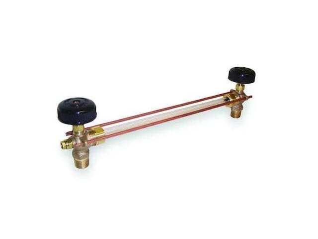 APOLLO 2010400 Water Gauge,Pipe Size 1/2 In,MNPT