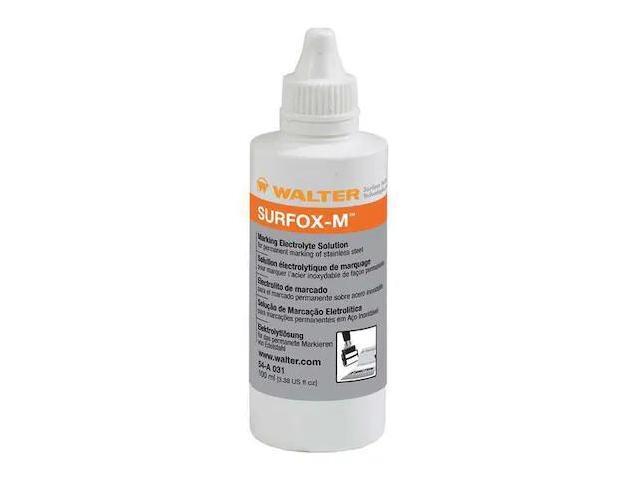 WALTER SURFACE TECHNOLOGIES 54A031 Marking Solution,3.4 oz.