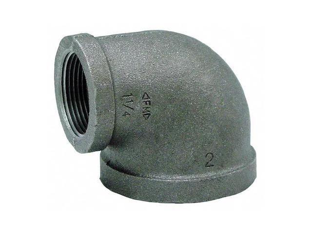 Anvil 1101R Galvanized Class 150 90 Deg Reducing Elbow, 1-1/2' x 1'