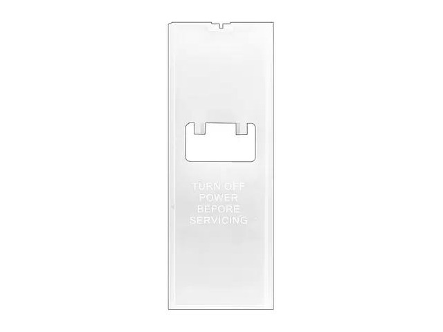 RHEEM AP8314-10 Thermostat Cover,Plastic,5-1/4' x 2'