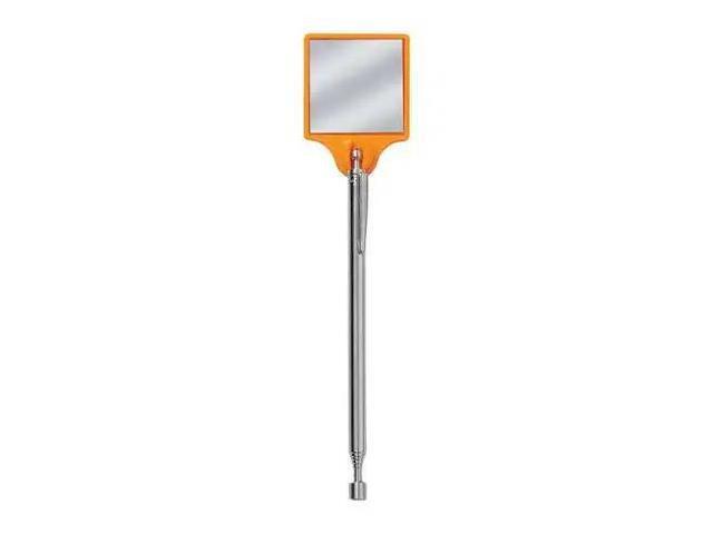 Square Inspection Mirror, 2 x 2 Mirror Size (In.), 6-1/4 to 28 Length (In.)