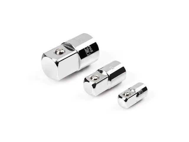 TEKTON SHA99010 1/4, 3/8, 1/2 Inch Drive Adapter Set (3-Piece)