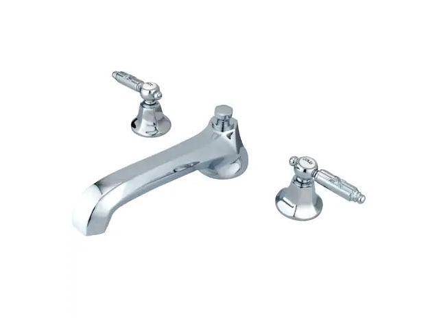 Kingston Brass KS4301GL Roman Tub Filler, Polished Chrome