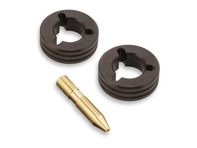 MILLER ELECTRIC 079607 Drive Roll Kit, 2 Roll, V-Knurl, 0.045
