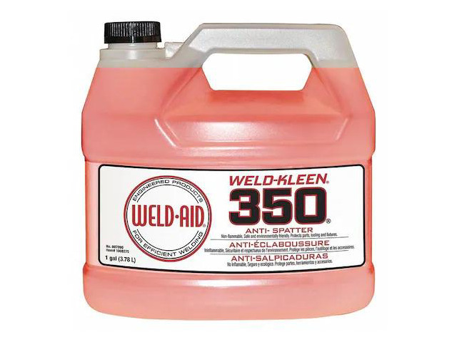 WELD-AID 007090 Weld Kleen Anti-Splatter, 350, Bottle, 1 gal