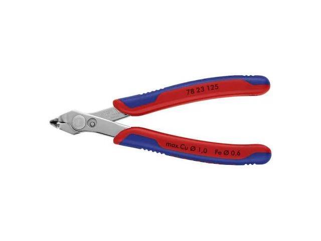 KNIPEX 78 23 125 Electronic Pliers,SS,Angled