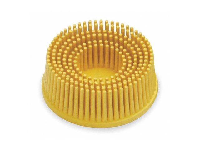 SCOTCH-BRITE 61500132172 2' Dia. 80 grit Tapered Bristle Disc