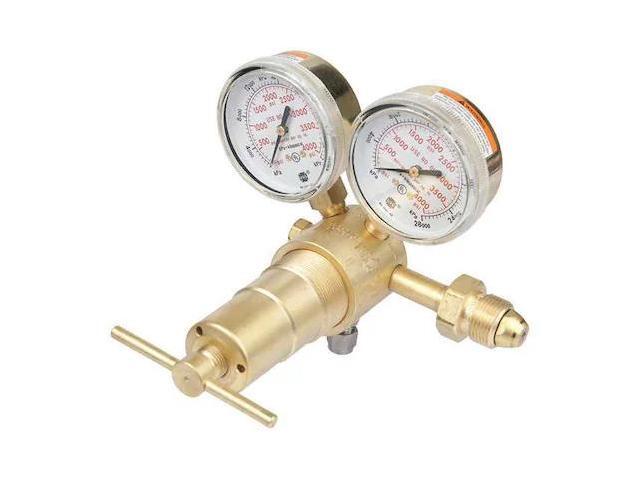 VICTOR 0781-1408 Gas Regulator, Argon, Helium, Nitrogen, Single Stage,