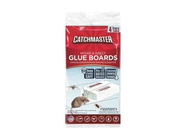 CATCHMASTER 18-72 Glue Trap,8-1/2 In. L,5-1/4 In. W,PK4
