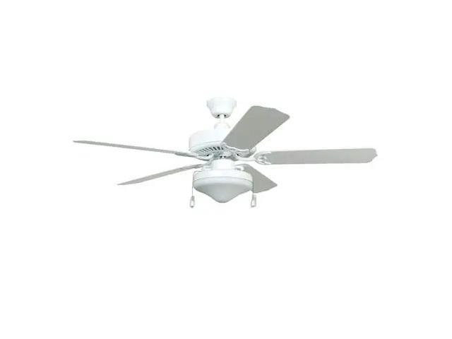 Photos - Fan LITEX INDUSTRIES WOD52WW5L Outdoor 52'White Finish Ceiling  Includes Bl