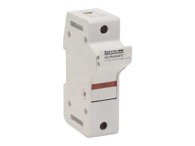 MERSEN US6J1I Finger Safe Fuse Block, J UL Class, 600V AC/DC Volt Rating, 1