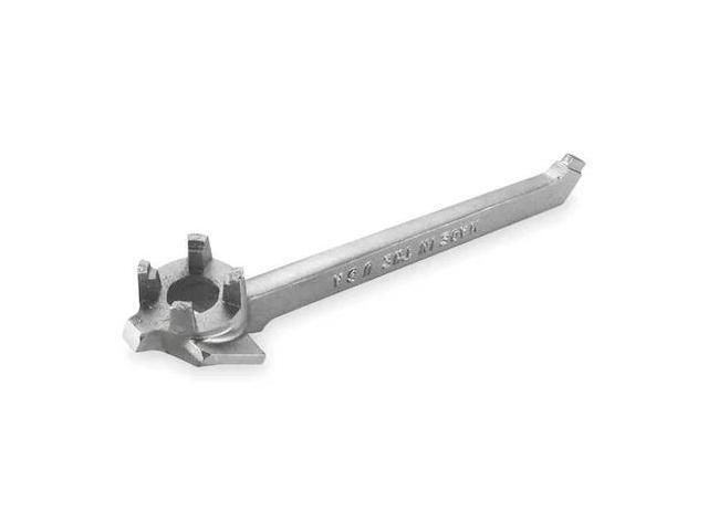 AMPCO SAFETY TOOLS W-56 Drum Bung/Plug Wrench,Offset,12 In. L