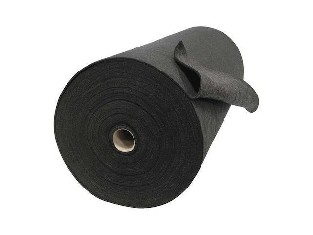 STEINER 316-48RF Welding Blanket Roll, Carbon Fiber, 50 ft. W., 4 ft. H., 16