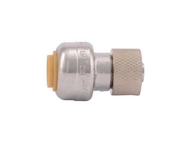 SHARKBITE U3523LF 1/4' x 3/8' Tube DZR Brass Stop Adapter