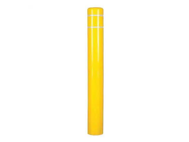 ZORO SELECT CL1386E Post Sleeve,7 In Dia.,60 In H,Yellow