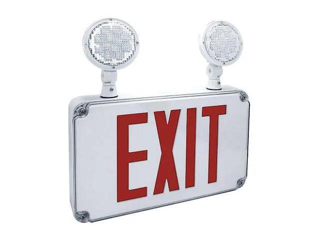 Fulham 040460 - FHEC34R Indoor Exit Emergency Combination LED Fixture