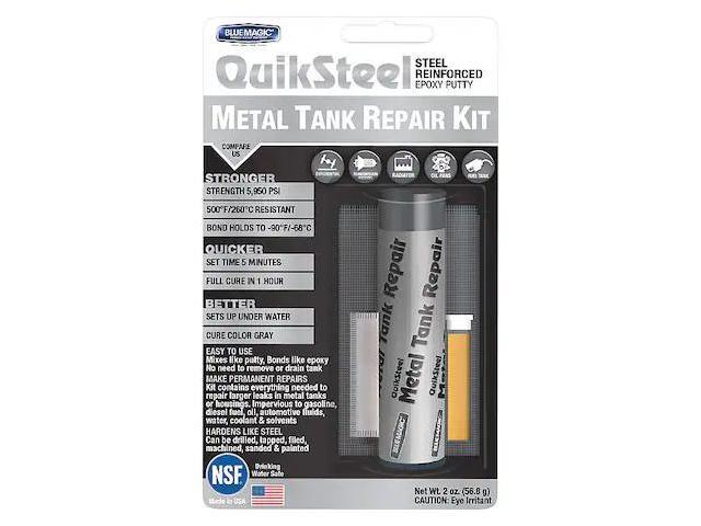 BLUE MAGIC 6022KTRI Tank Repair Kit,Dark Gray,2 Oz