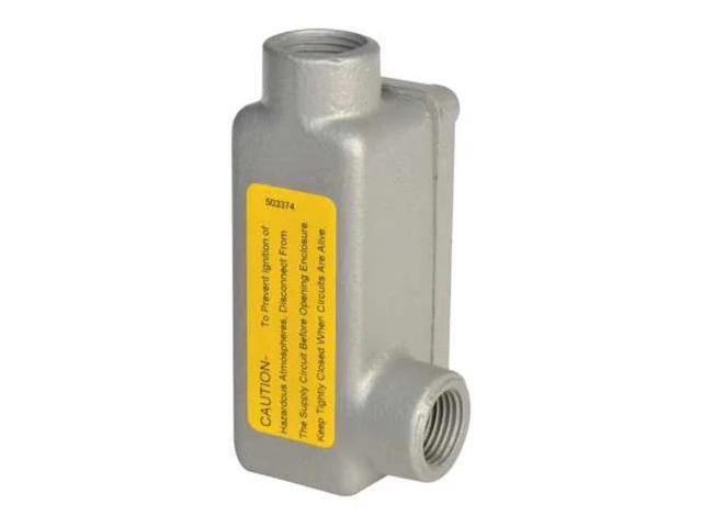 APPLETON ELECTRIC ERLL50 Conduit Outlet Body w/Cover,Iron,LL