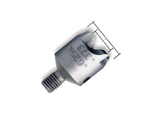 Drill America TSC Series High-Speed Steel Hi-Shear Hollow Cutter, 1/4'-28 Threaded Shank, 1/4' Size (Pack of 1)