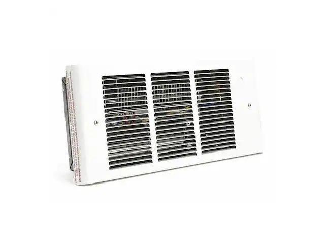 DAYTON 3UG18 Recessed Electric Wall-Mount Heater, Recessed, 208/240V AC, White