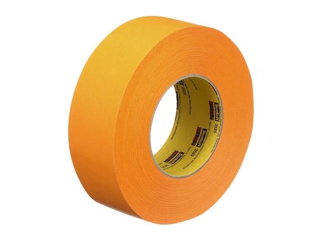 SCOTCH T9472525 3M 2525 Flatback Tape, 9.5 Mil, 2' x 60 yds., Orange, 24/Case