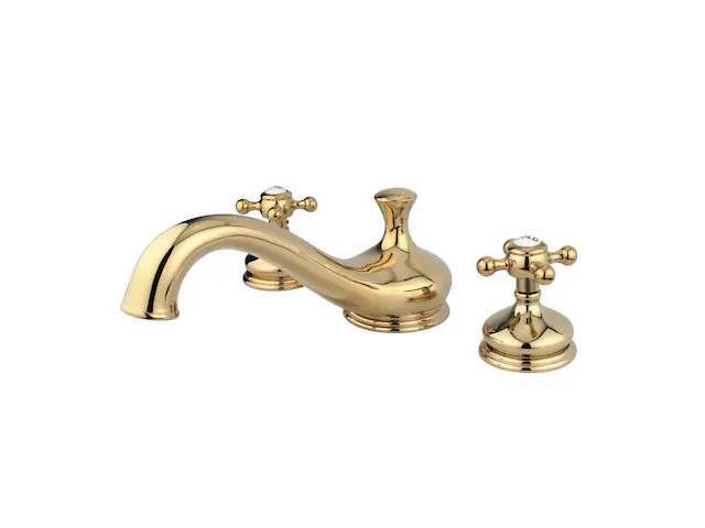 Kingston Brass KS3332BX Roman Tub Filler, Polished Brass