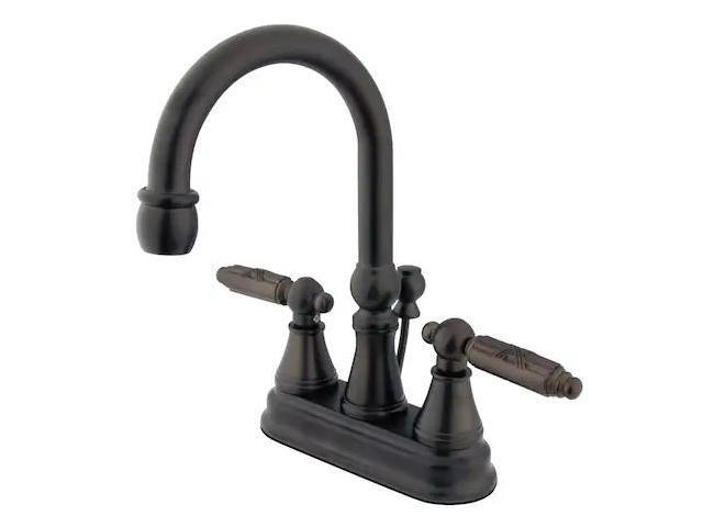 Kingston Brass KS2615GL 4 in. Centerset Bathroom Faucet, Oil Rubbed Bronze
