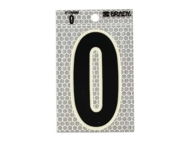 BRADY 3010-0 Ultra Reflective Numbers,0,PK10