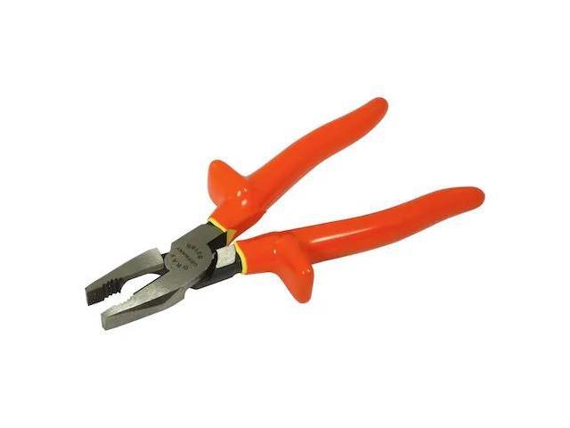 GRAY TOOLS B218B-I 9' Lineman's Combination Pliers, With Cutter, 1000V Insulated