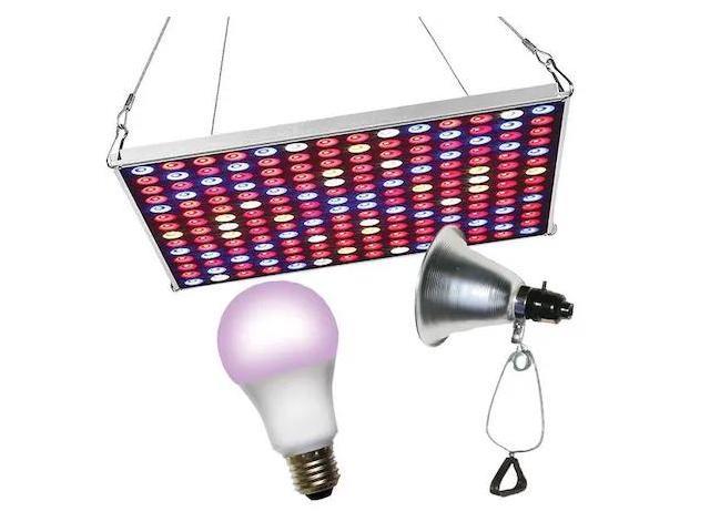 Photos - Light Bulb MIRACLE LED 602238 LED Grow Panel & Clamp On LED Red & Blue Spectrum Grow