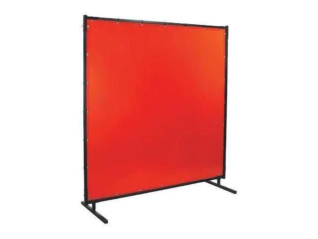 STEINER 548HD-6X6 Welding Screen, Transparent Vinyl, 6 ft. W., 6 ft. H., 36