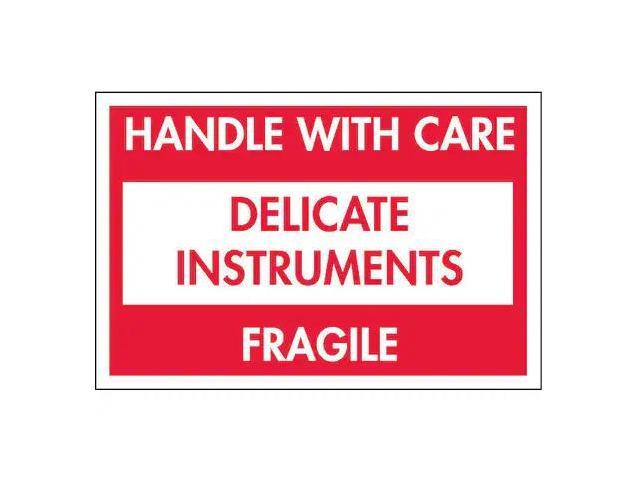 TAPECASE 16U871 2' x 3' Adhesive Back Shipping Labels, Delicate Instruments,