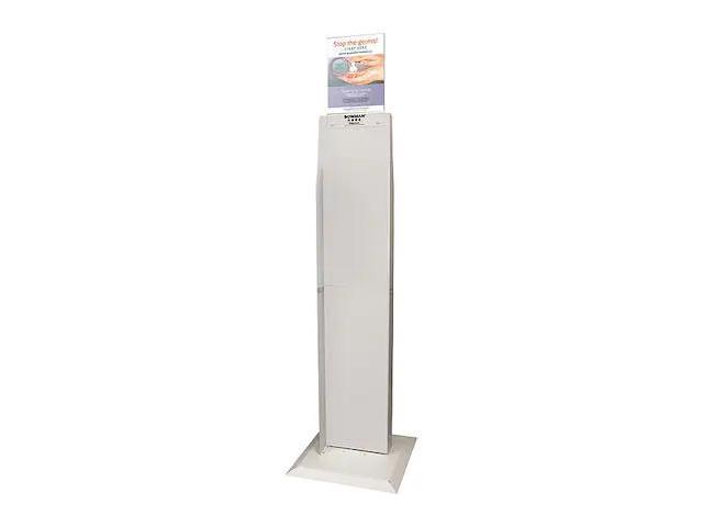 BOWMAN DISPENSERS KS022-0012 Hand Sanitizer Floor Stand, 65 5/8' H