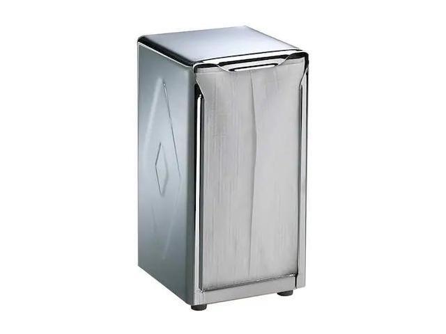 San Jamar H900X Tabletop Napkin Dispenser, Tall Fold - Chrome