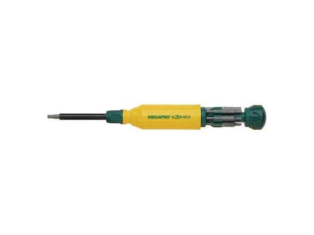 MEGAPRO 151HX-B Hex Bit 8 1/2 in, Drive Size: 1/4 in, Num. of pieces:8