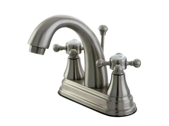 Kingston Brass KS7618BX Lavatory, Faucet, Satin Nickel