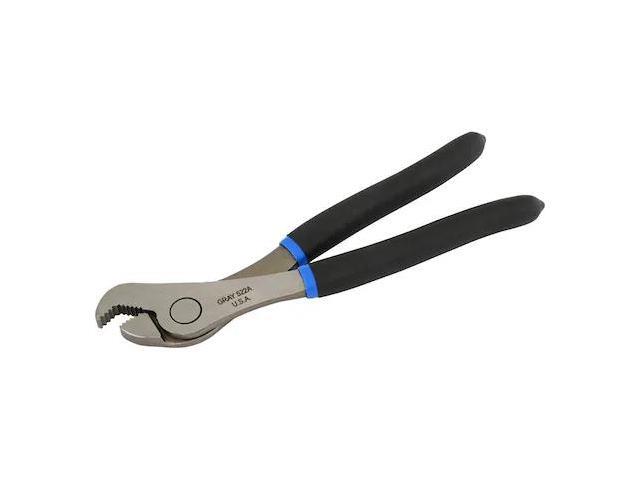 GRAY TOOLS 522A Angle Nose Battery Pliers, 7-1/2' Long, Vinyl Grips