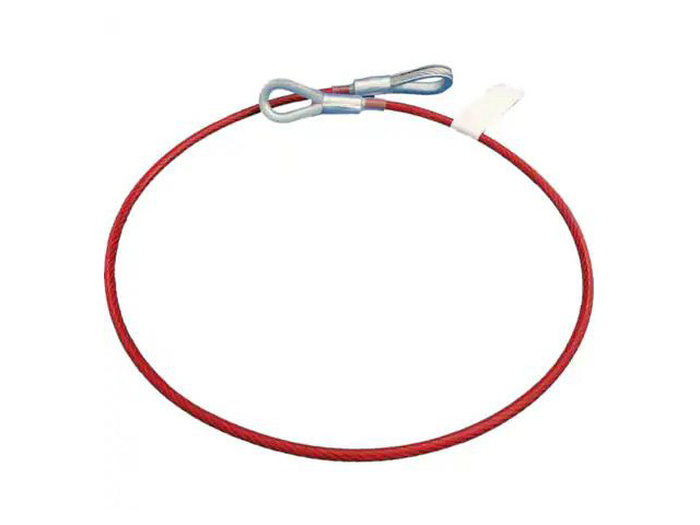 PEAKWORKS V8208005 5 Ft. Cable Anchor Sling with 2 Eye Config, 1/4' PVC Glvnzd