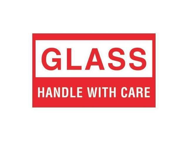 TAPE LOGIC DL1060 Tape Logic Labels, Glass - Handle With Care, 3 x 5, TAPE LOGIC DL1060 Tape Logic Labels, Glass - Handle With Care, 3 x 5,