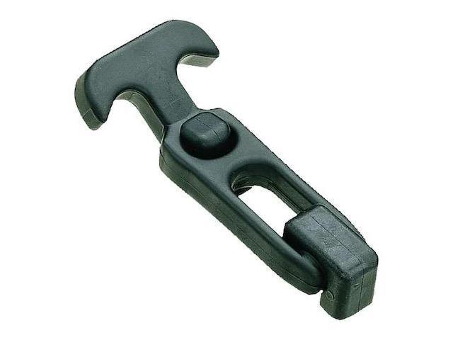 ZORO SELECT 4RRL7 Draw Latch,Nonlocking,Black