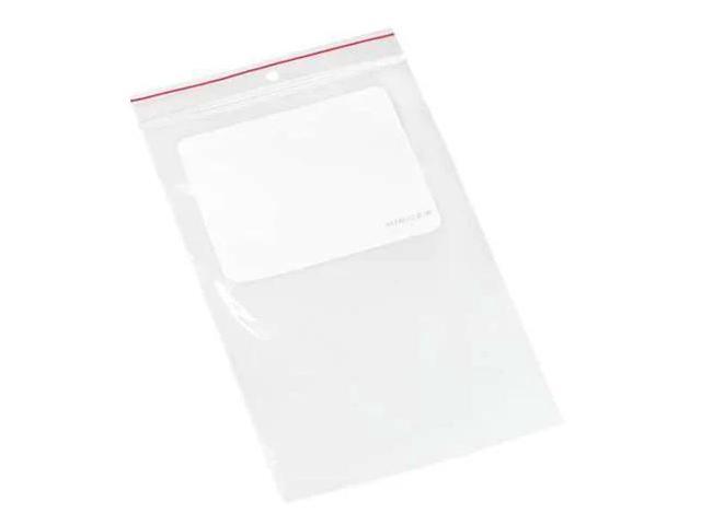 MINIGRIP MGRL4WH0609 Reclosable Bag, Zip Seal, 9 in L, 6 in W, 4 mil Thick, Low