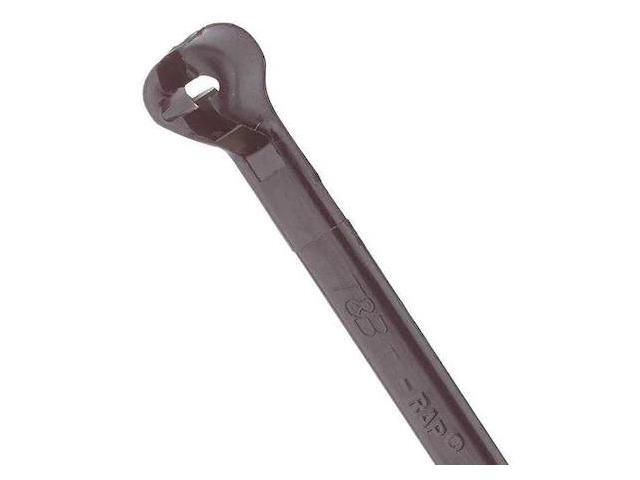 TY-RAP TY26MX Cable Tie, 11-1/2 in L, 3 in Max Bundle Dia., Black, Nylon 6/6,