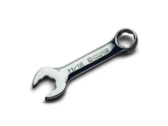 CAPRI TOOLS CP11750-S1116SB 11/16 in. WaveDrive Pro Stubby Combination Wrench