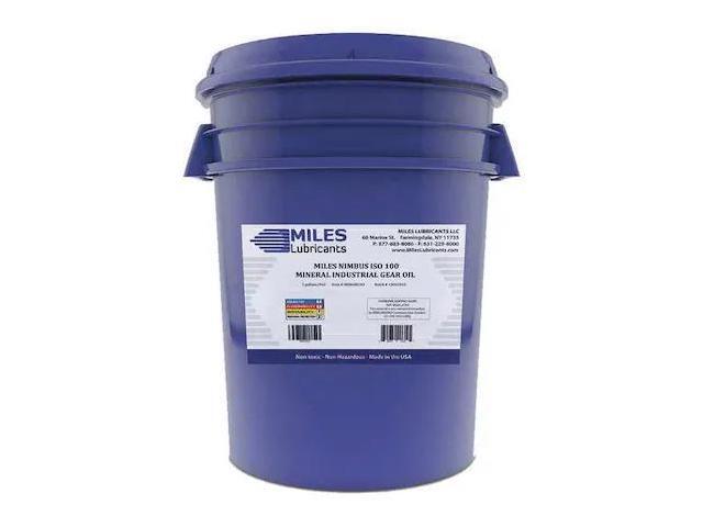 MILES LUBRICANTS M00600203 5 gal Gear Oil Pail 100 ISO Viscosity, 85W SAE, Amber