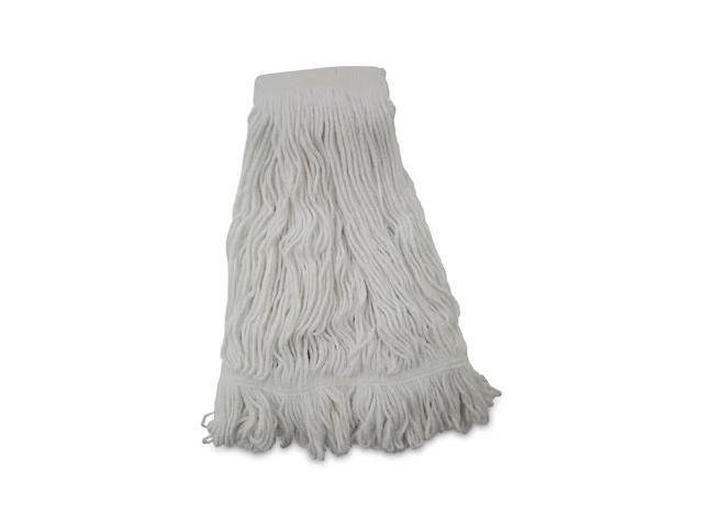 BOARDWALK BWK524R 5 in Looped-End Wet Mop, White, Rayon, PK12, BWK524R