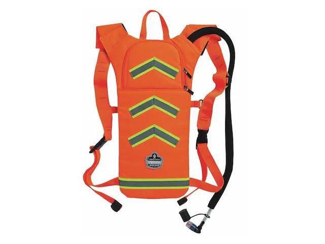 ERGODYNE 5155HV Hydration Pack,70 oz./2L,Hi-Vis Orange