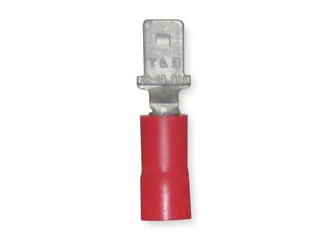 STA-KON 18RAD-188 Male Disconnect,Red,22-18AWG,PK100