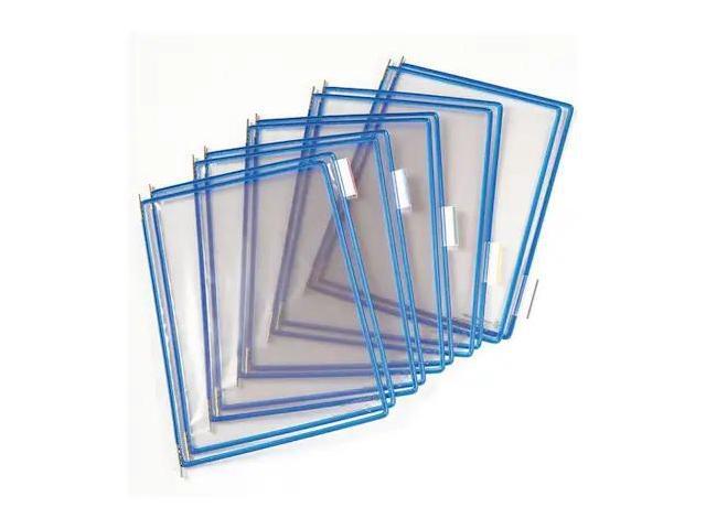 TARIFOLD P010 Pivoting Pockets,Blue,PK10