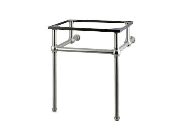 Fauceture VBH242030SN Brass Wash Basin Pedestal Leg, Brushed Nickel